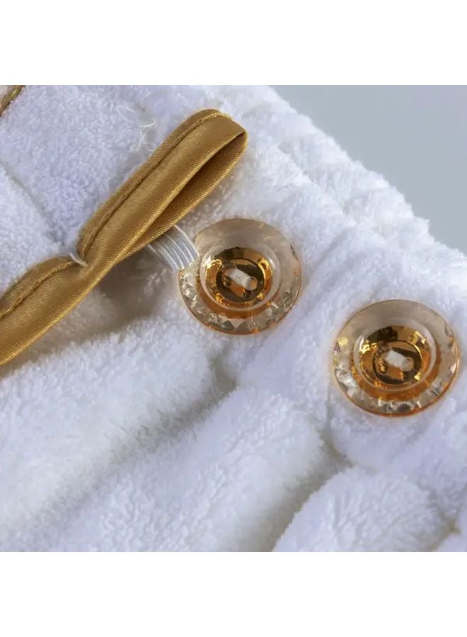 2pcs Black Oversized Shower Skirt and Cap Set Microfiber Adjustable Super Absorbent - Image 5